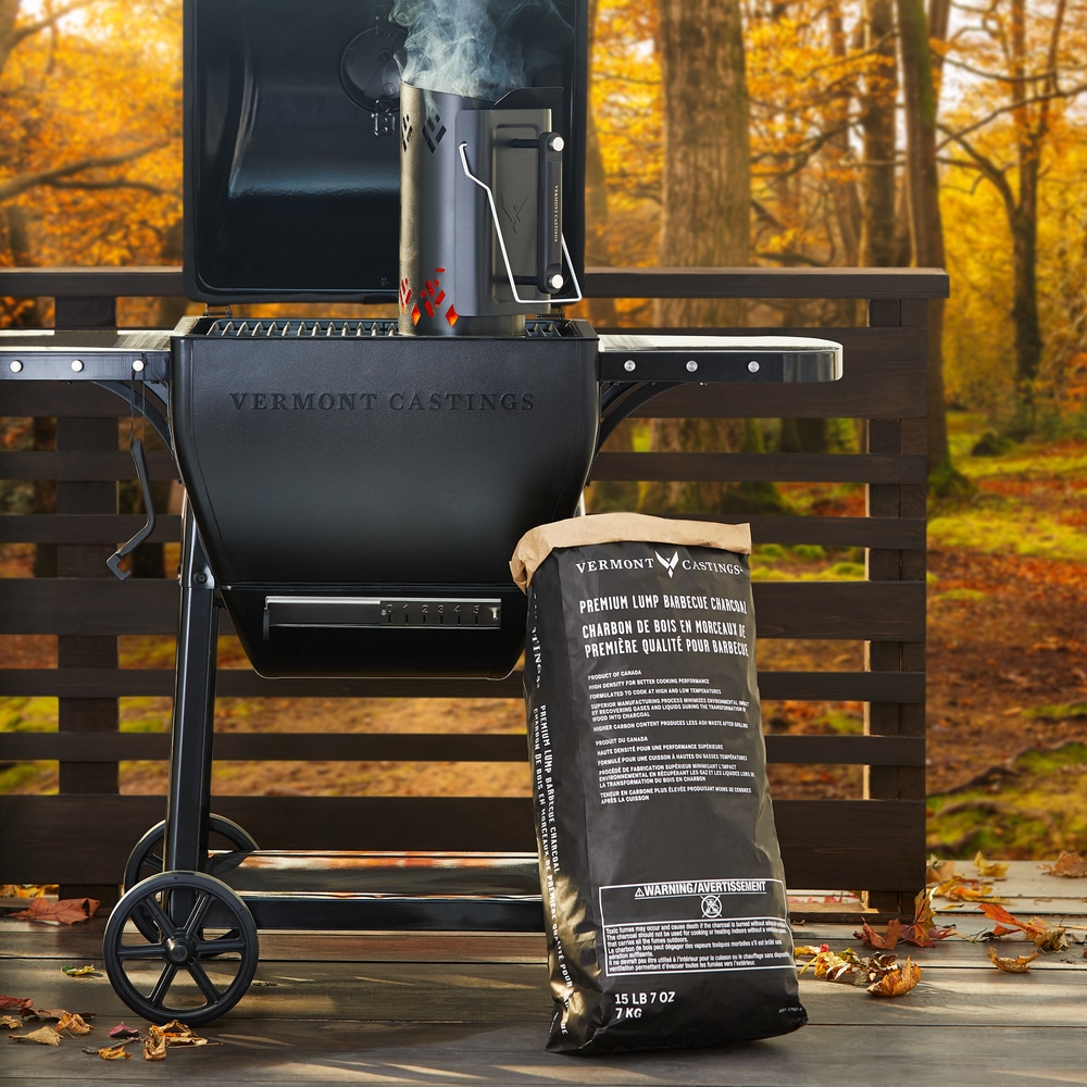 Vermont Castings Pioneer 7in1 Charcoal Kamado BBQ Grill & Smoker with