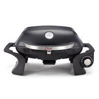 MASTER Chef Portable Electric BBQ Grill with 1800W Burner Front_Flat