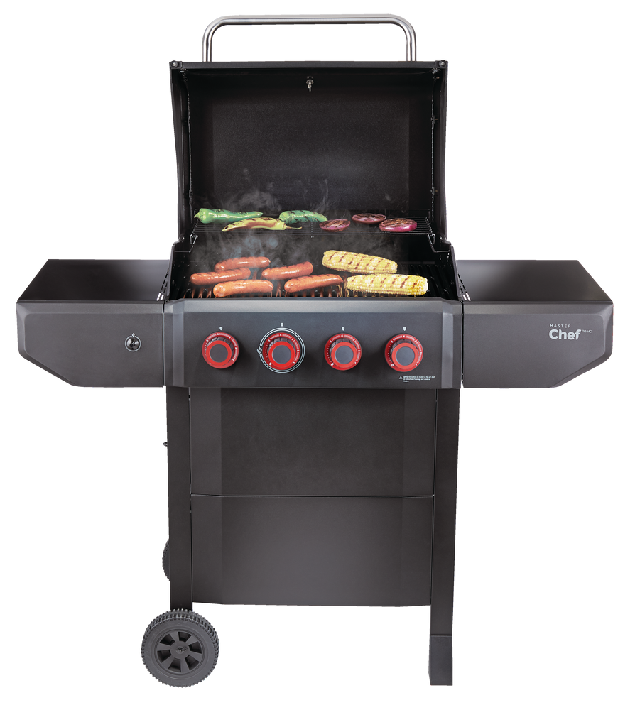 MASTER Chef Prime 4Burner Propane Gas BBQ Grill Canadian Tire
