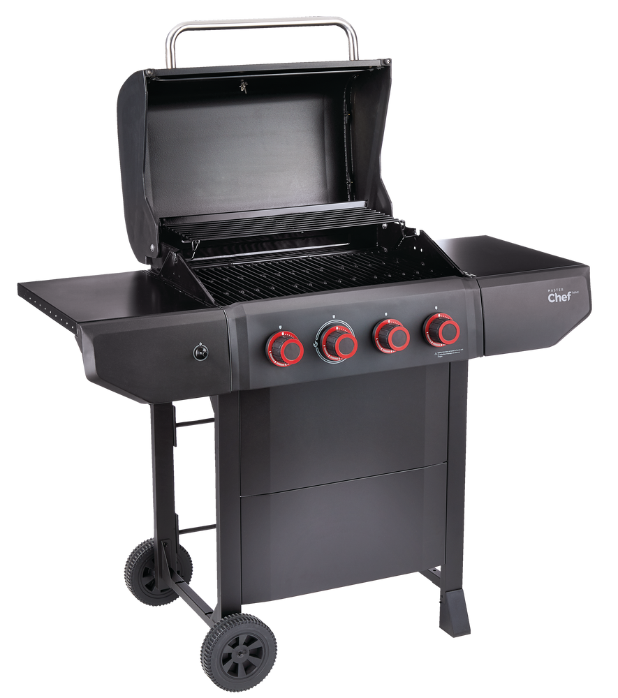 MASTER Chef Prime 4Burner Propane Gas BBQ Grill Canadian Tire