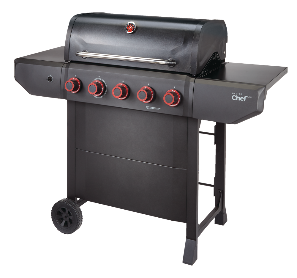 MASTER Chef Prime 5Burner Propane Gas BBQ Grill Canadian Tire