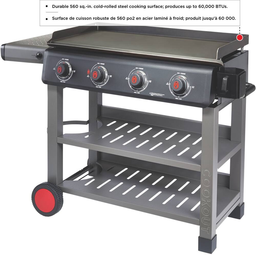 Coleman Cookout Outdoor 4 Burner Propane Gas Stainless Steel Griddle   Coleman Cookout 4 Burner Griddle Top Bbq 8690ed4e Eec4 4486 A504 1886952fe48c 