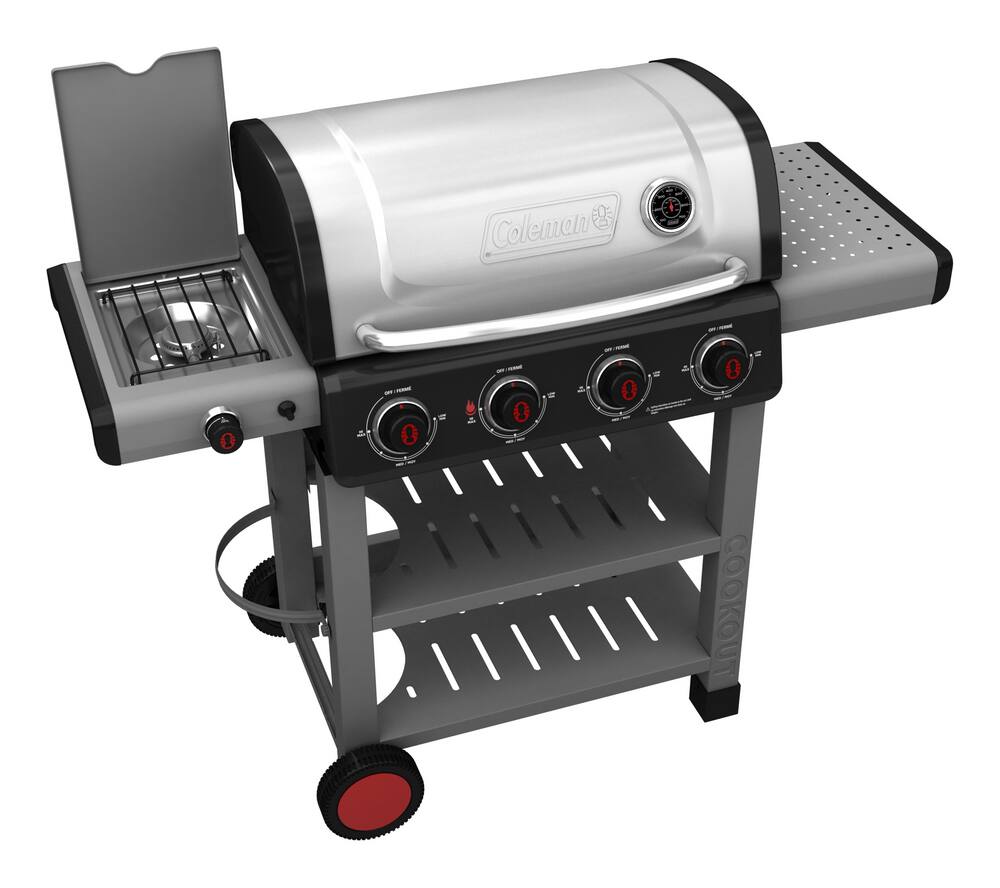 Coleman Cookout 4 Burner Propane Gas BBQ Grill With Side Burner   Coleman Cookout 4 Burner Bbq 328bf6ed A951 4381 98f3 C050c2a37f00 