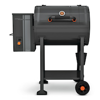 MASTER Chef Grill Turismo Wood Pellet BBQ Grill & Smoker with Digital Controls Front_Flat