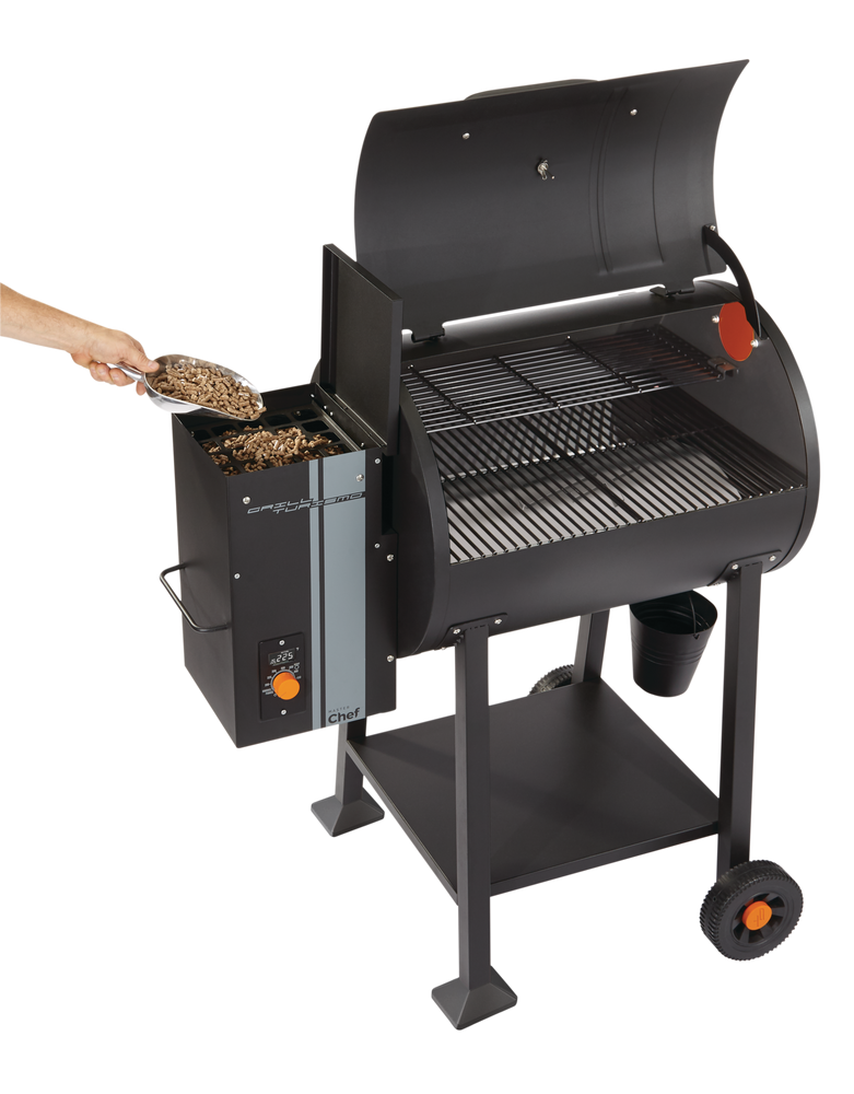MASTER Chef Grill Turismo Wood Pellet Grill  Smoker with Digital Controls  Canadian Tire