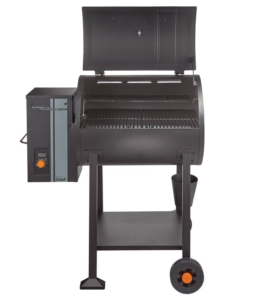 MASTER Chef Grill Turismo Wood Pellet Grill & Smoker with Digital ...