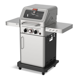 Vida de PADERNO série Essence - Barbecue convertible au propane avec couvercle à fenêtre, 2 brûleurs Front_Three_Fourths_Angled_Left