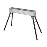 MASTER Chef Spiedini Portable Charcoal BBQ & Skewer Grill with a Folding Stand Front_Three_Fourths_Angled_Left