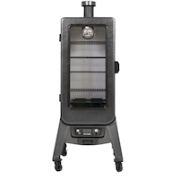 Pit Boss 3-Series Digital 4-Rack Wood Pellet Vertical Smoker with a Glass Door Front_Flat