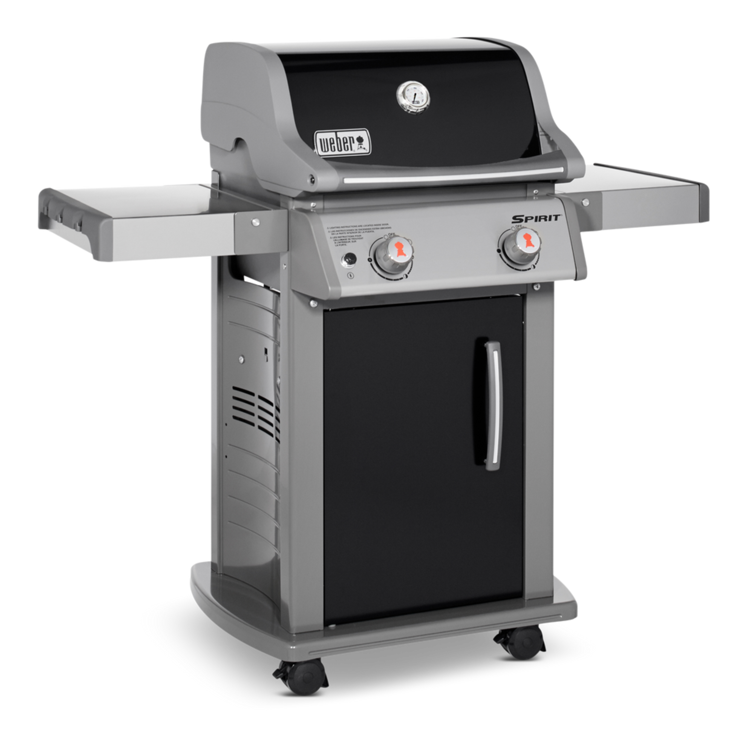 Weber Spirit E-210 2-Burner Propane Gas BBQ Grill Front_Three_Fourths_Angled_Right