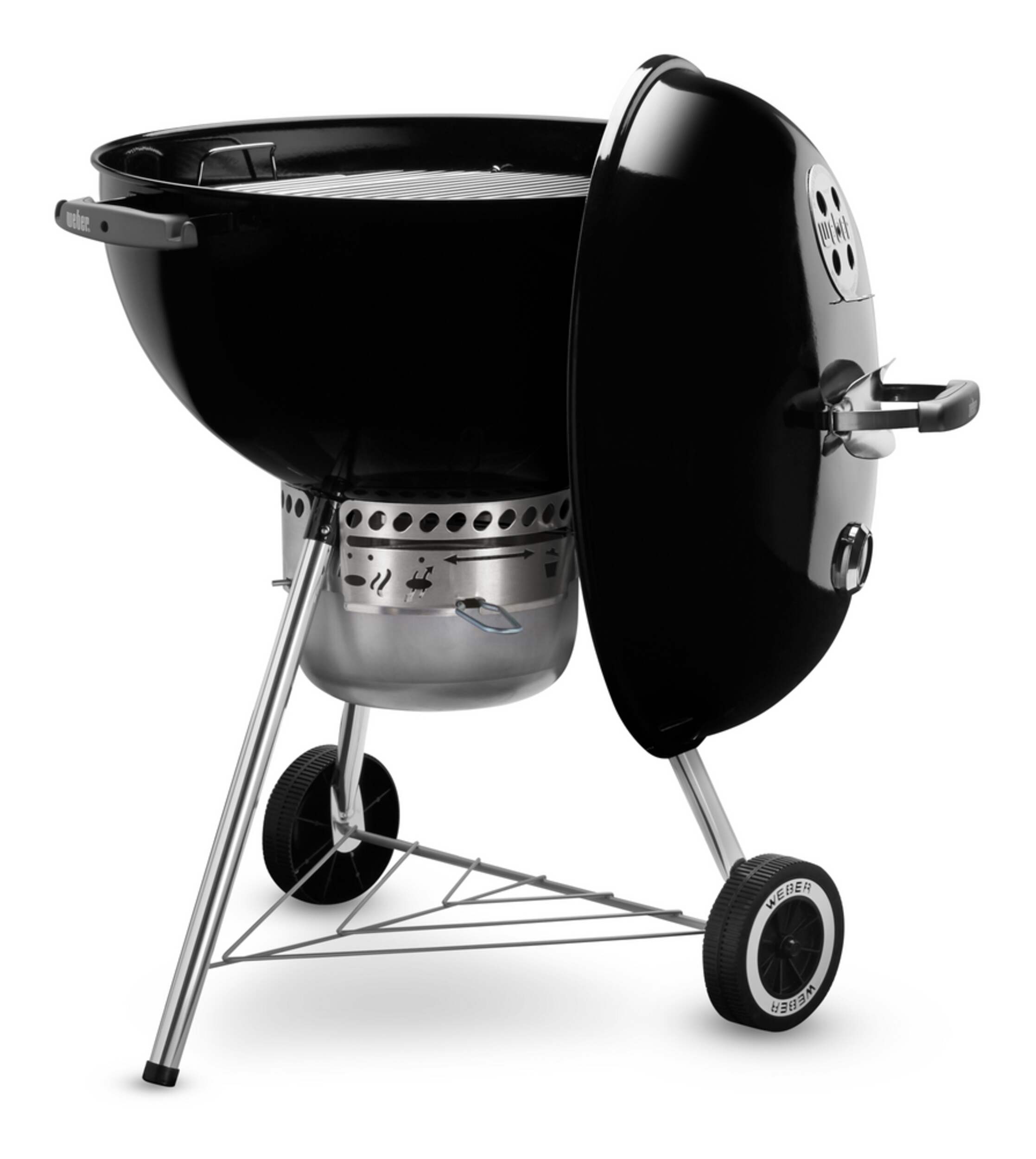 er MasterTouch 22In Charcoal Kettle BBQ Grill with a Cleaning System Canadian Tire