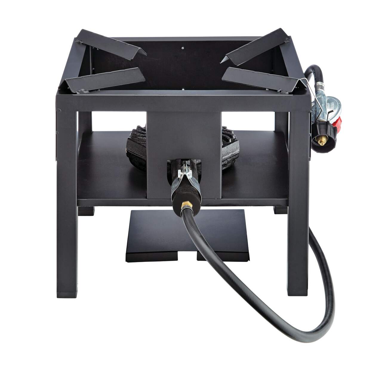 MASTER Chef Steel & Cast Iron Outdoor Cooker & Deep Fryer Stand with a  Propane Gas Burner