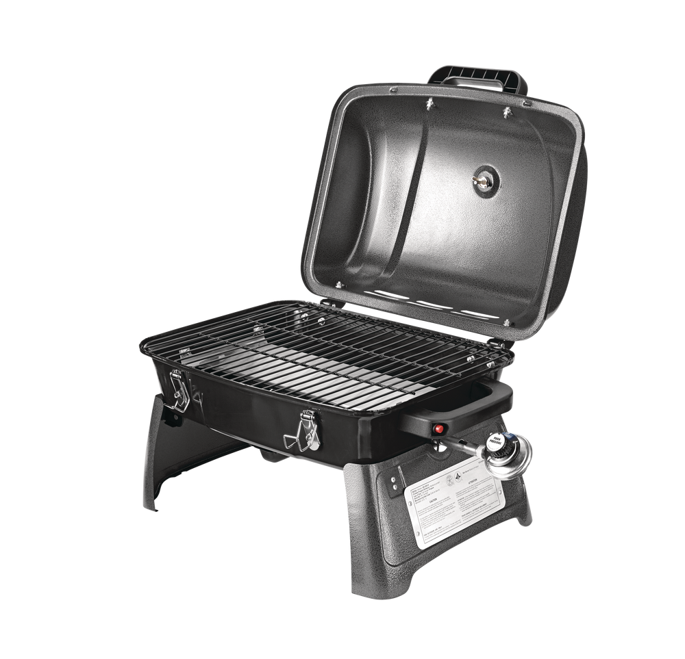 MASTER Chef Portable Tabletop SingleBurner Propane Gas BBQ Grill with