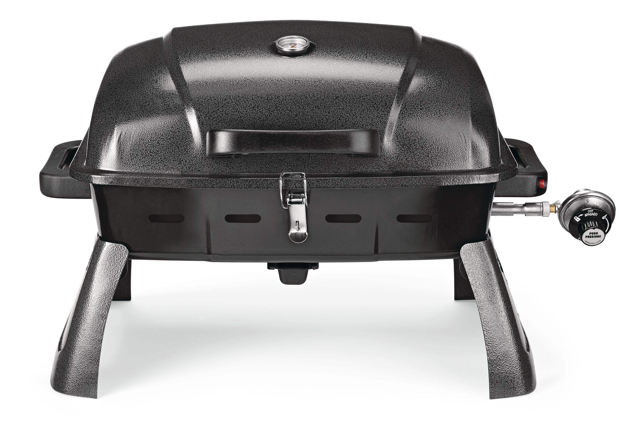 MASTER Chef Portable Tabletop SingleBurner Propane Gas BBQ Grill with