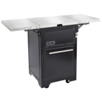 Vermont Castings Stainless Steel Outdoor Mobile Grill Prep Station & Storage Cart