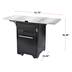 Vermont Castings Stainless Steel Outdoor Mobile Grill Prep Station & Storage Cart Front_Three_Fourths_Angled_Left