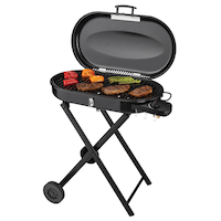 MASTER Chef - Barbecue portatif de style chariot, gaz naturel Front_Angled_Left