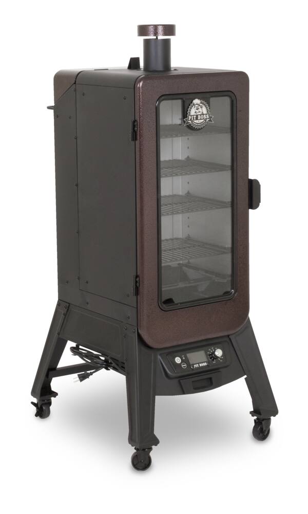 Pit Boss 3-Series Digital 4-Rack Wood Pellet Vertical Smoker with a ...