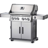 Napoleon Rogue SE 525 RSIB 4-Burner Natural Gas BBQ Grill with Infrared Burners Front_Three_Fourths_Angled_Left