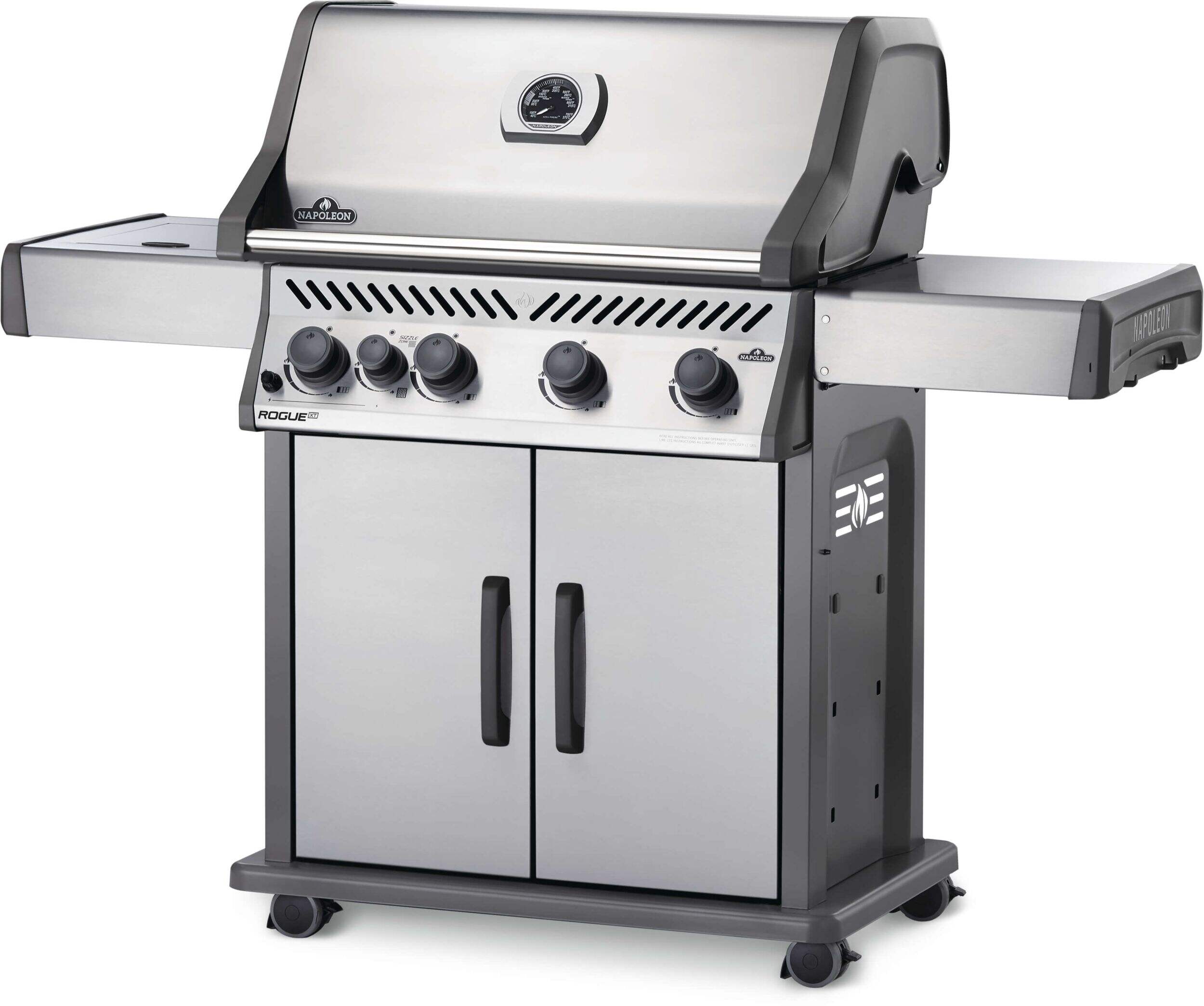 Napoleon RXT 5-Burner Propane Gas BBQ Grill with Side Infrared Burner Front_Three_Fourths_Angled_Left