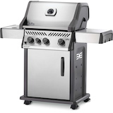 Napoleon Rogue XT 425 SIB 3-Burner Natural Gas BBQ Grill with a Side Infrared Burner Front_Three_Fourths_Angled_Left