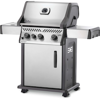 Napoleon Rogue XT 425 SIB 3-Burner Natural Gas BBQ Grill with a Side Infrared Burner Front_Three_Fourths_Angled_Left