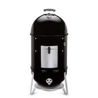 Weber Smokey Mountain Cooker Smoker Charcoal Grill with Cover, 18.5-in, 481 sq. in. Cooking Area Front_Flat