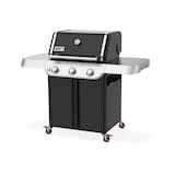 Weber Genesis E-315 Natural Gas 3-Burner BBQ with Side Tables Front_Three_Fourths_Angled_Left