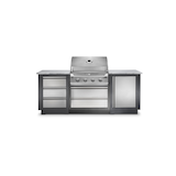 Napoleon OASIS™ 100 Outdoor Stainless Steel Modular Kitchen Kit with Full-Sized, 500 Series 32-inch Natural Gas Grill Head Front_Flat