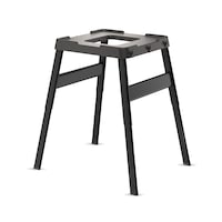 Ninja Woodfire™ XL Outdoor Cooking Stand with Anti-Skid Legs, Black Front_Three_Fourths_Angled_Left