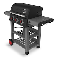 Coleman Cookout 3-Burner Propane BBQ Front_Angled_Left