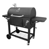 Dyna-Glo DGN576DNC-D Extra Large Heavy Duty Charcoal BBQ Grill Front_Three_Fourths_Angled_Left