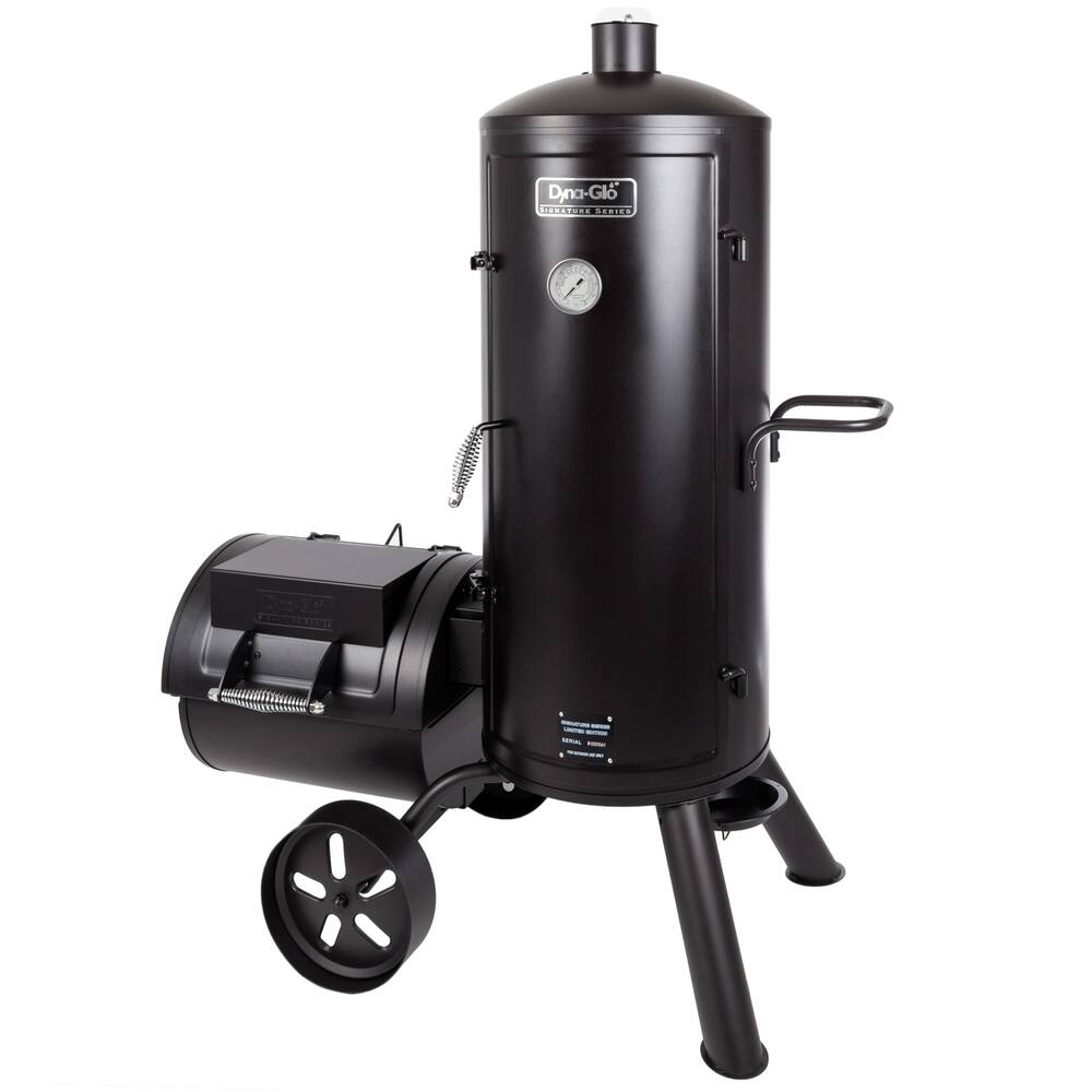 Dyna Glo Signature Series DGSS1382VCS D Vertical Charcoal Smoker Offset BBQ Grill Canadian Tire