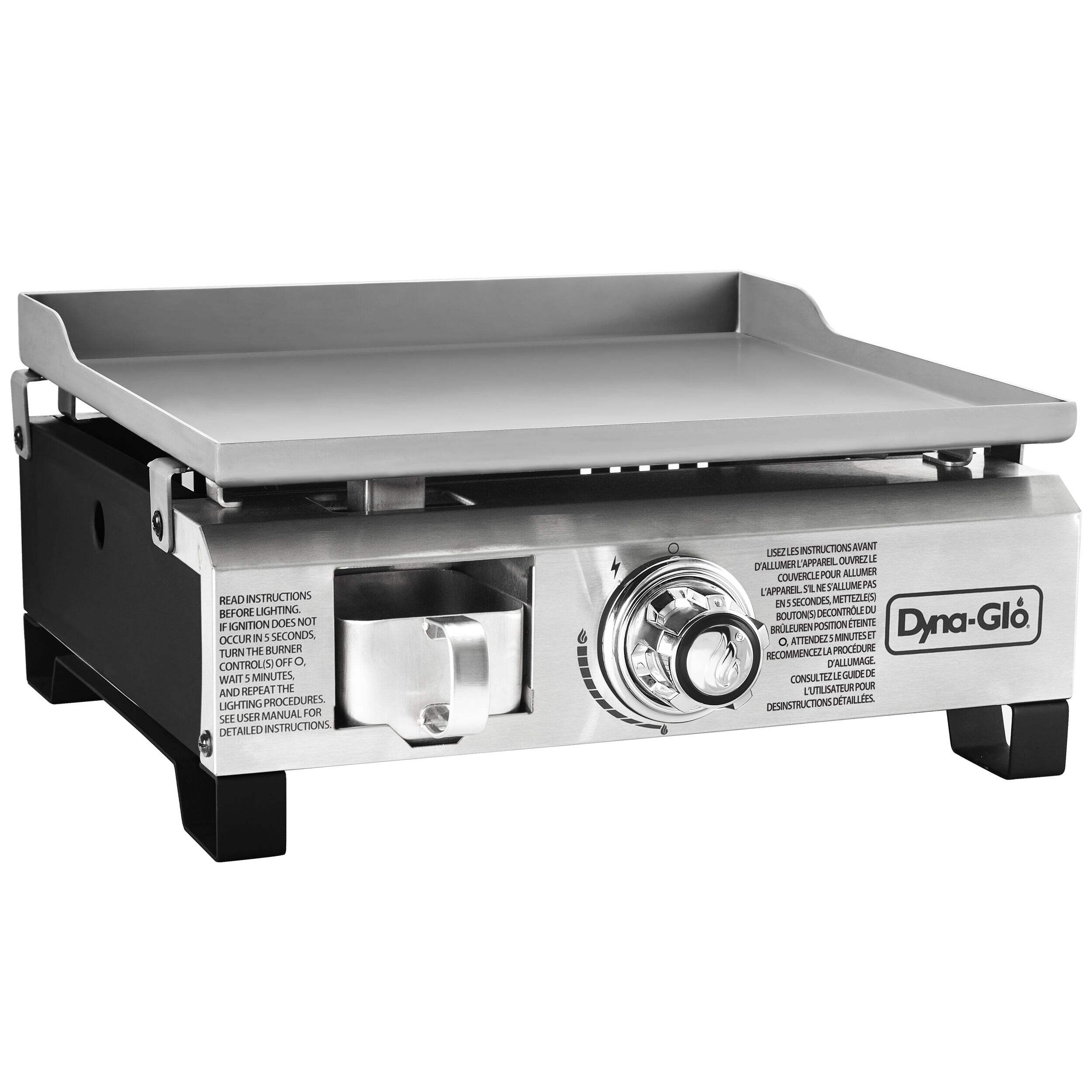 Dyna-Glo DGL260SNP-D - Plaque de cuisson portative au propane, 17 po Front_Three_Fourths_Angled_Right