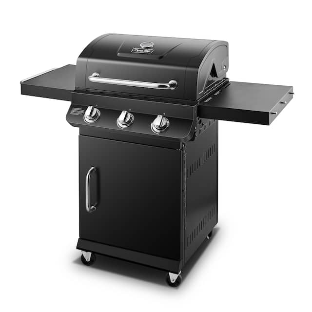 Dyna Glo Premier DGP397CNP D 3 Burner Propane Gas BBQ Grill with Folding Side Shelves Canadian Tire