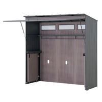 Sunjoy Fleetwood Rust-Resistant Outdoor Kitchen with Spice Rack Front_Angled_Left