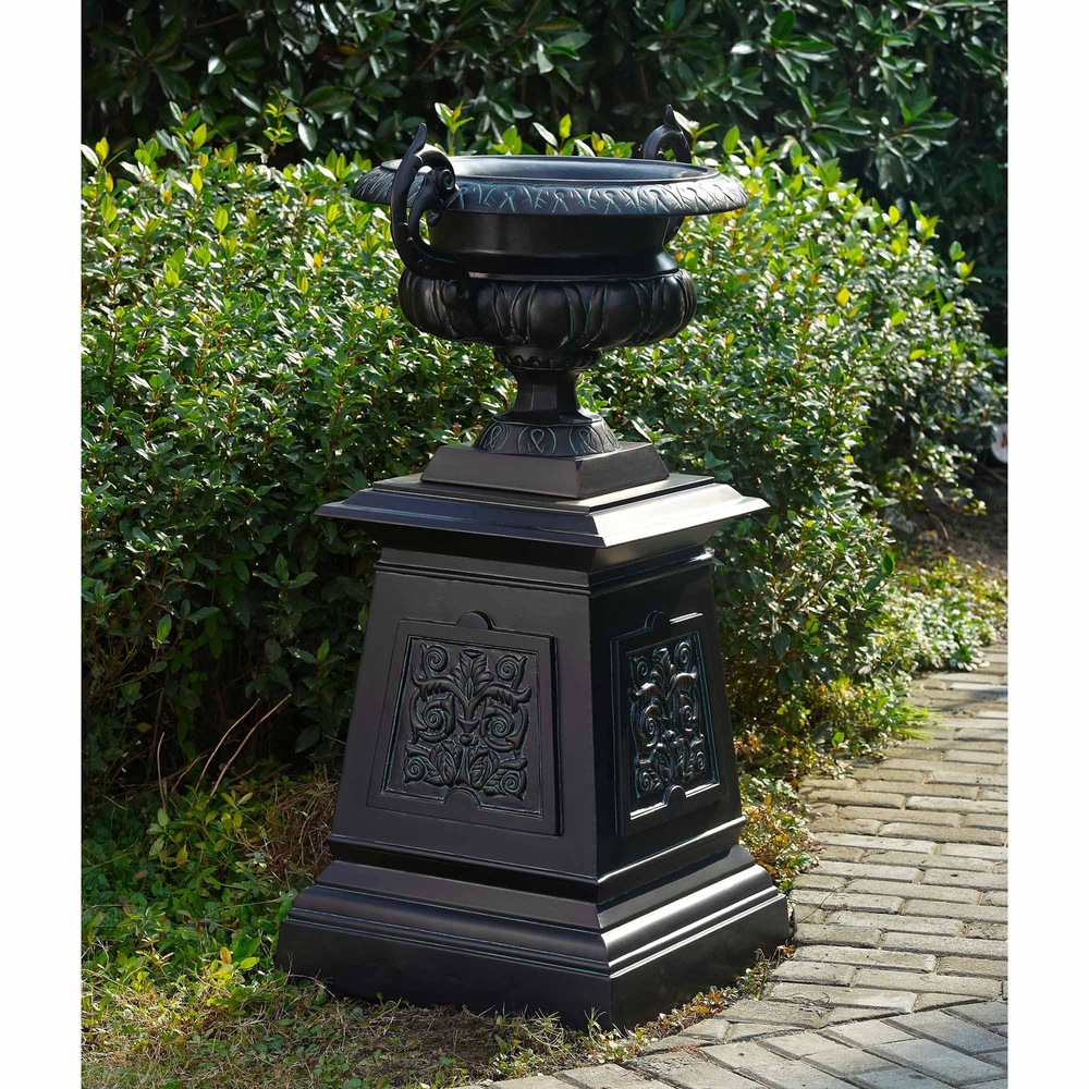 Sunjoy Crayton Cast Planter Canadian Tire