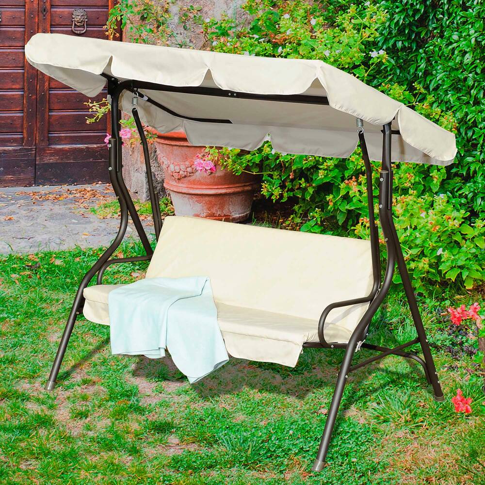 sunjoy love seat swing