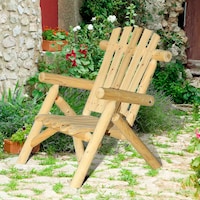 Sunjoy Merriman Wood Chair Front_Angled_Left