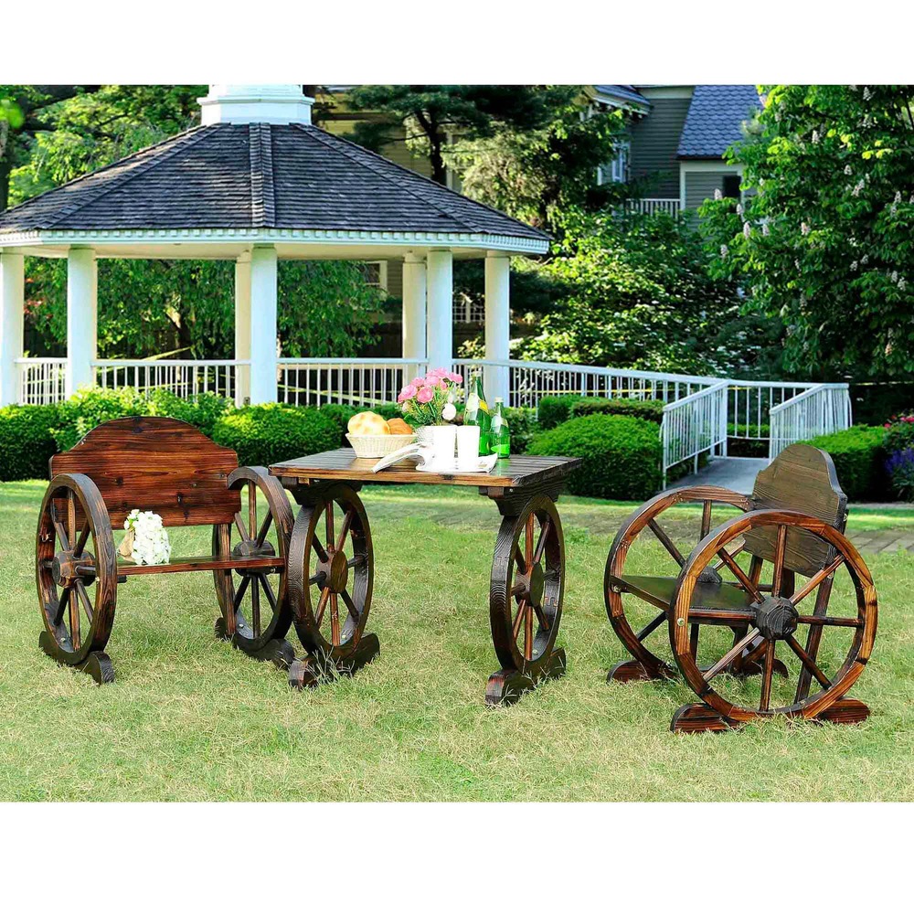 Sunjoy Wendy Wooden Bistro Set Canadian Tire