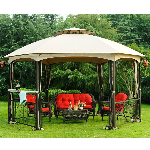 Sunjoy Viscount Hexagon Gazebo Canadian Tire