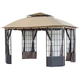 Abri de jardin Sunjoy Groveland Front_Angled_Left