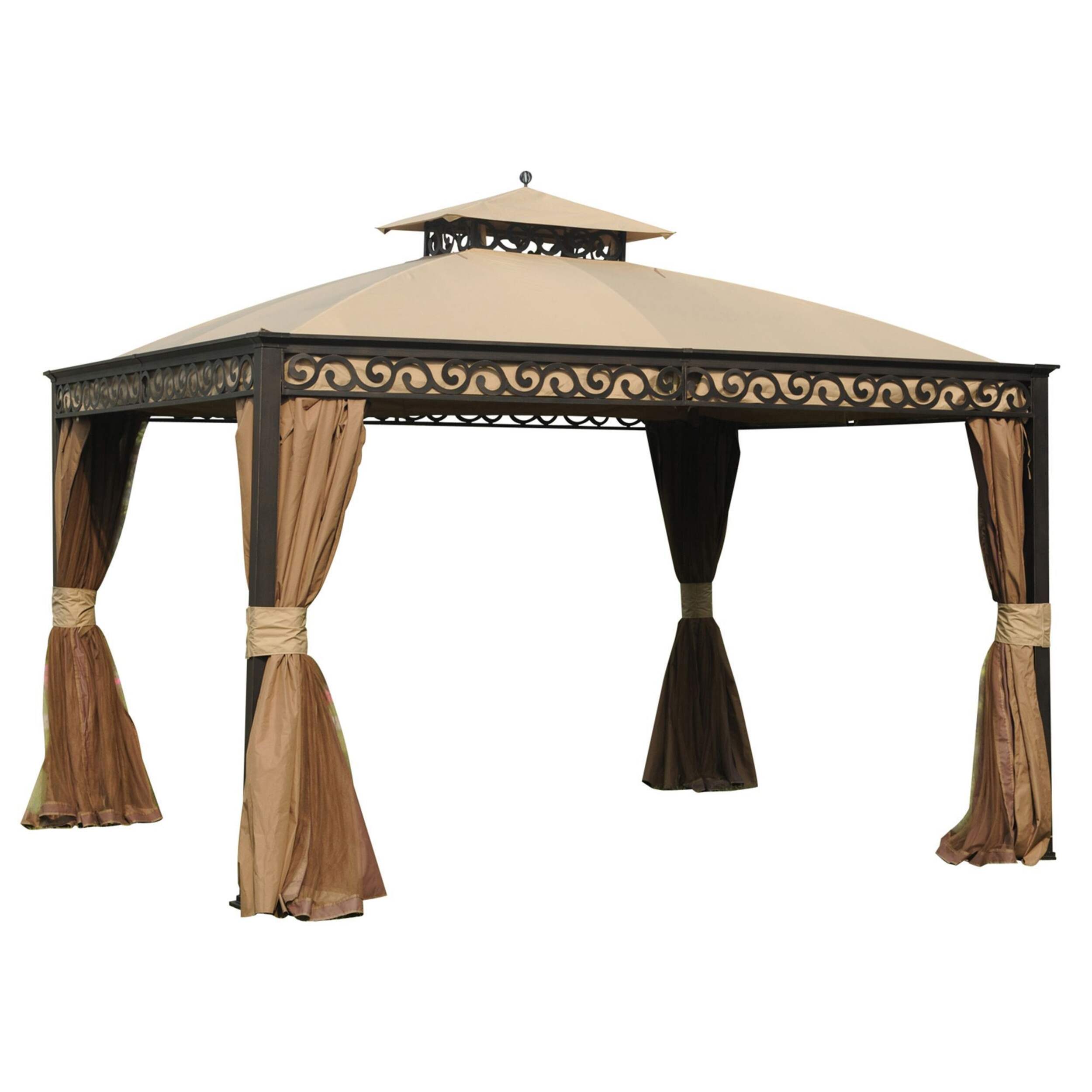 Sunjoy Whelan Gazebo, 10 x 12-ft Front_Angled_Right