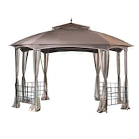 Abri de jardin Sunjoy Hexton, 10 x 12 pi Front_Flat