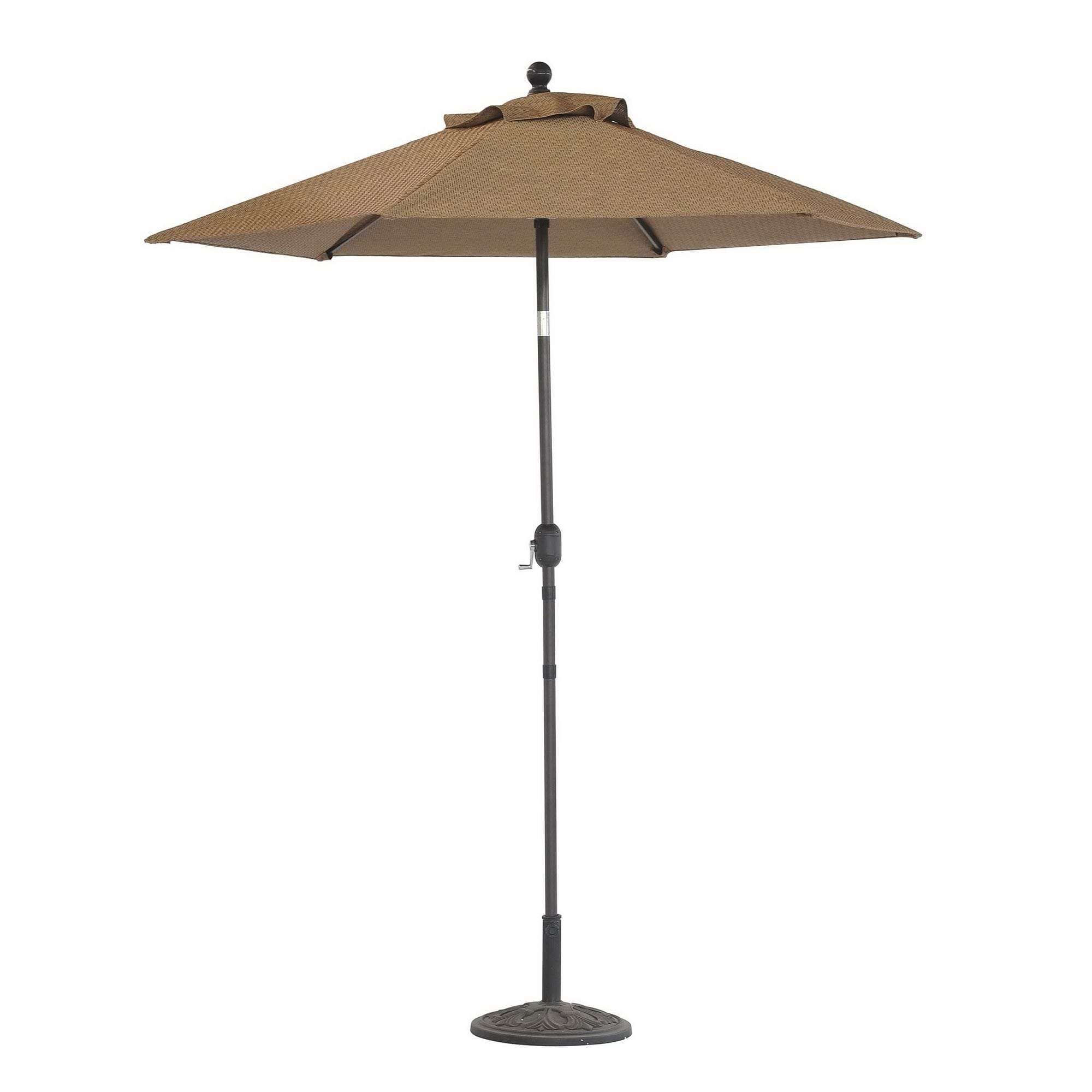 CANVAS UV-Protected Fabric Outdoor/Patio Market Umbrella w/ Crank