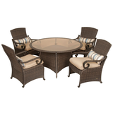 Ensemble à dîner La-Z-Boy Outdoor Lake Como, 5 pces Composite_or_Mixed