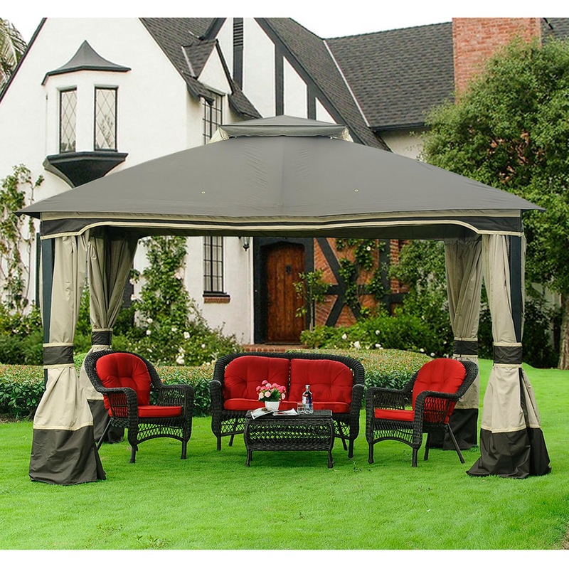 Sunjoy Hefner Gazebo, 144 x 120 x 114in Canadian Tire