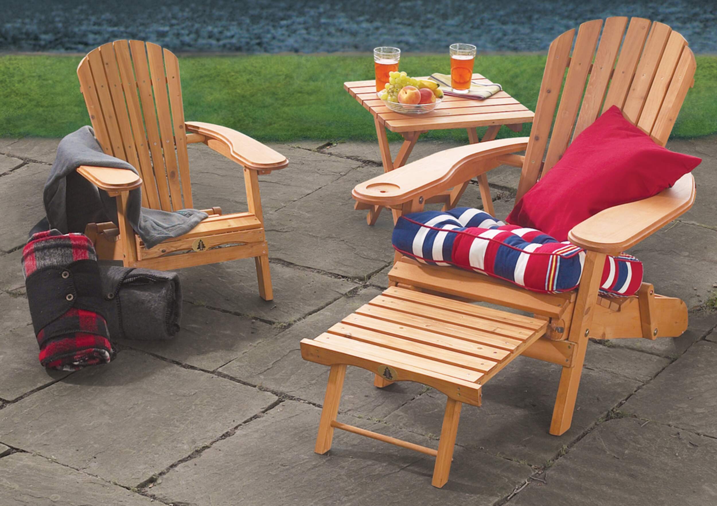 Fauteuil Muskoka avec repose-pieds Composite_or_Mixed