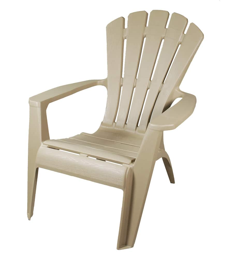 For Living Plastic Outdoor Patio King Size Adirondack Chair, Assorted ...