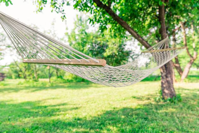 Bliss Hammocks Cotton Rope Hammock for Patio/Backyard, 60-in | Canadian ...